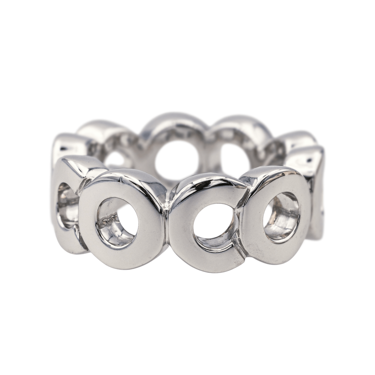 Bague CHANEL "Coco" en or blanc - Castafiore