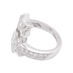 Bague CHANEL "Comète" en or blanc et diamants - Castafiore