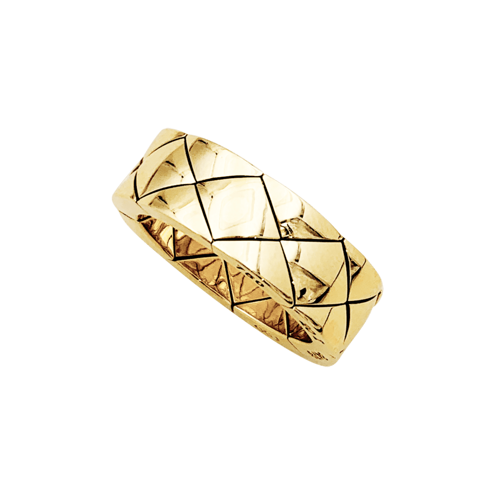 Ring Chanel, "Matelassé", yellow gold.