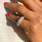 Bague CHAUMET "Anneau" diamants en or blanc - Castafiore