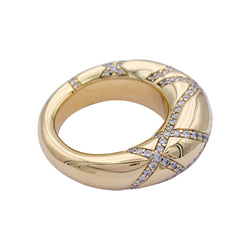 Bague Chaumet, "Anneau", en or jaune, diamants - Castafiore