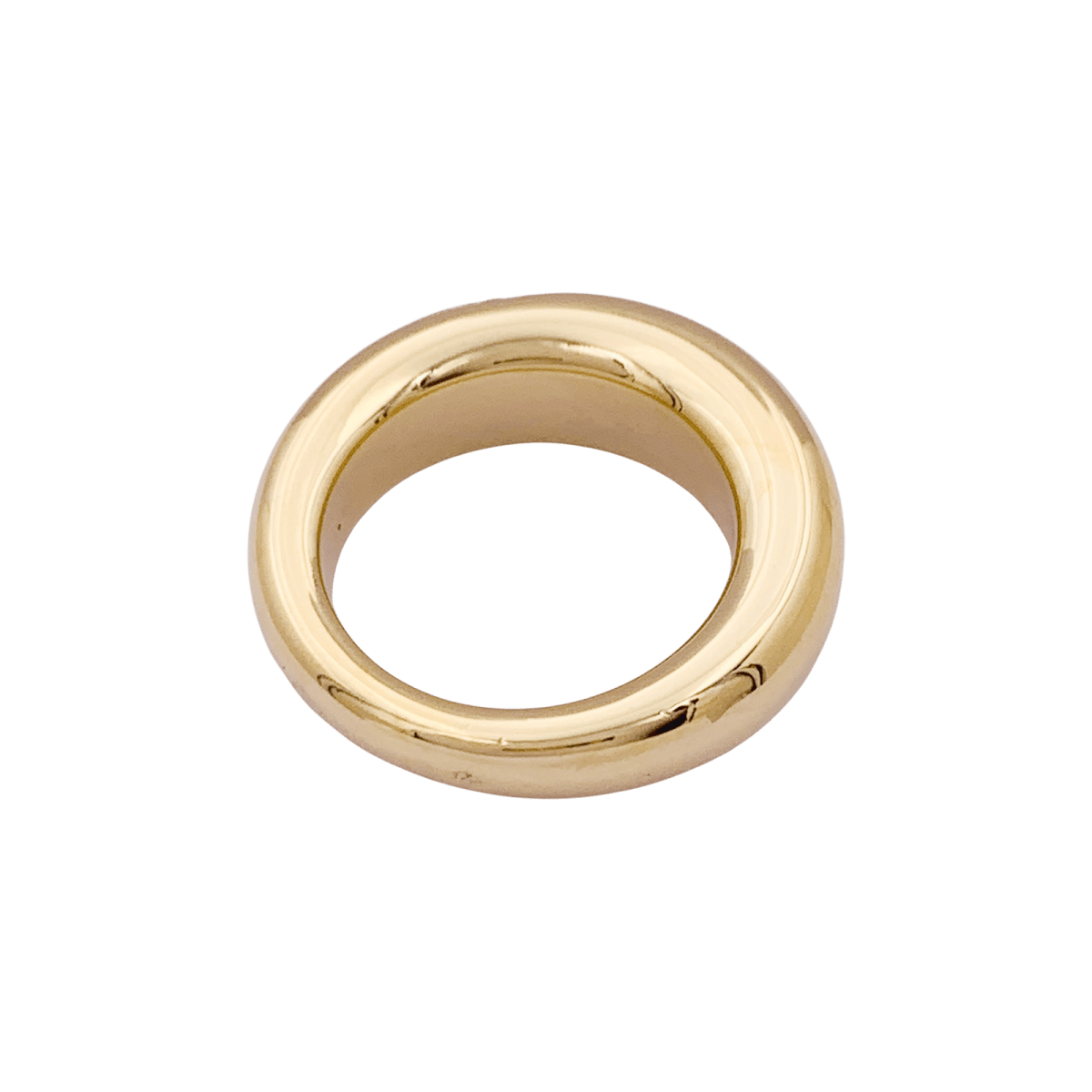 Bague Chaumet "Anneau" or jaune, diamants. - Castafiore