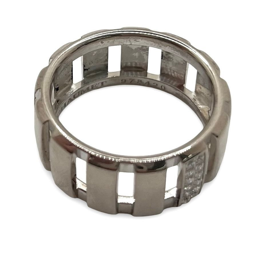 Bague CHAUMET Class One en or blanc et diamants - Castafiore