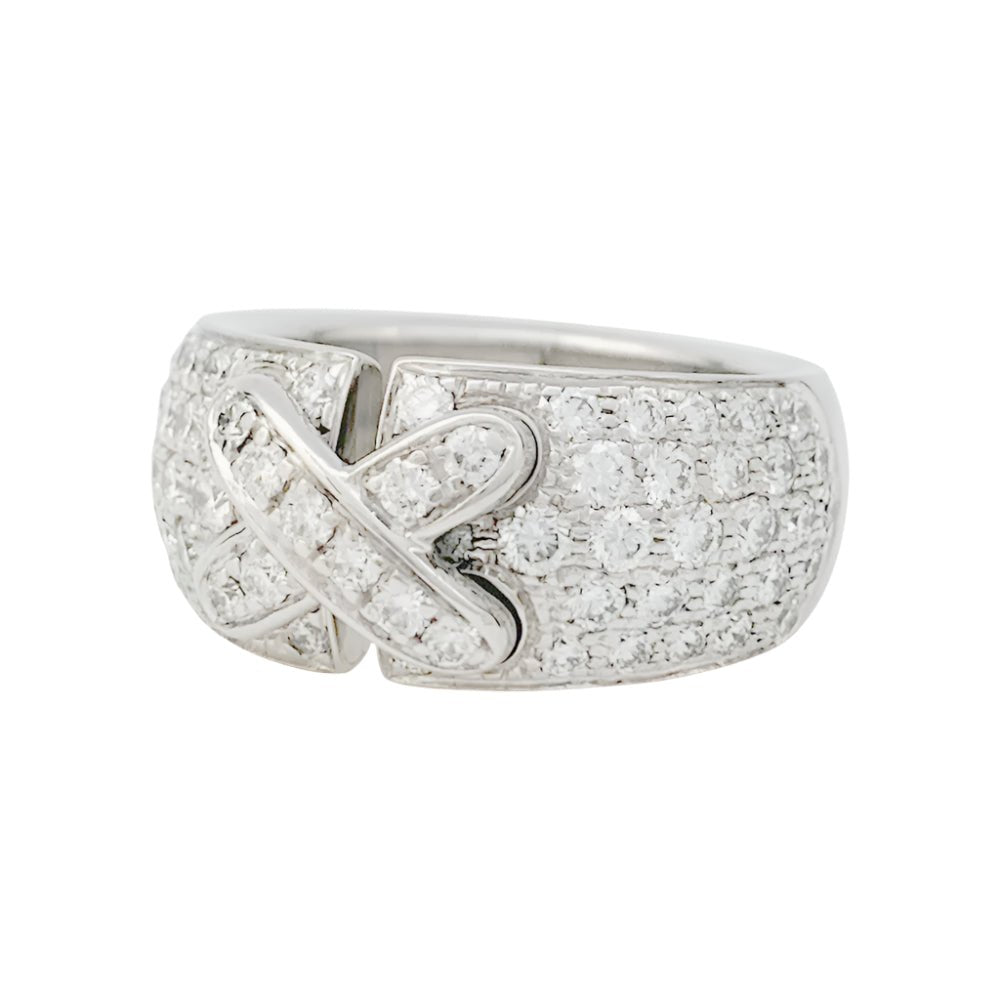 Bague CHAUMET en or blanc et diamants - Castafiore