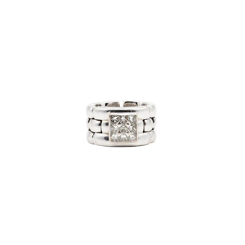 Bague CHAUMET en or blanc et diamants - Castafiore