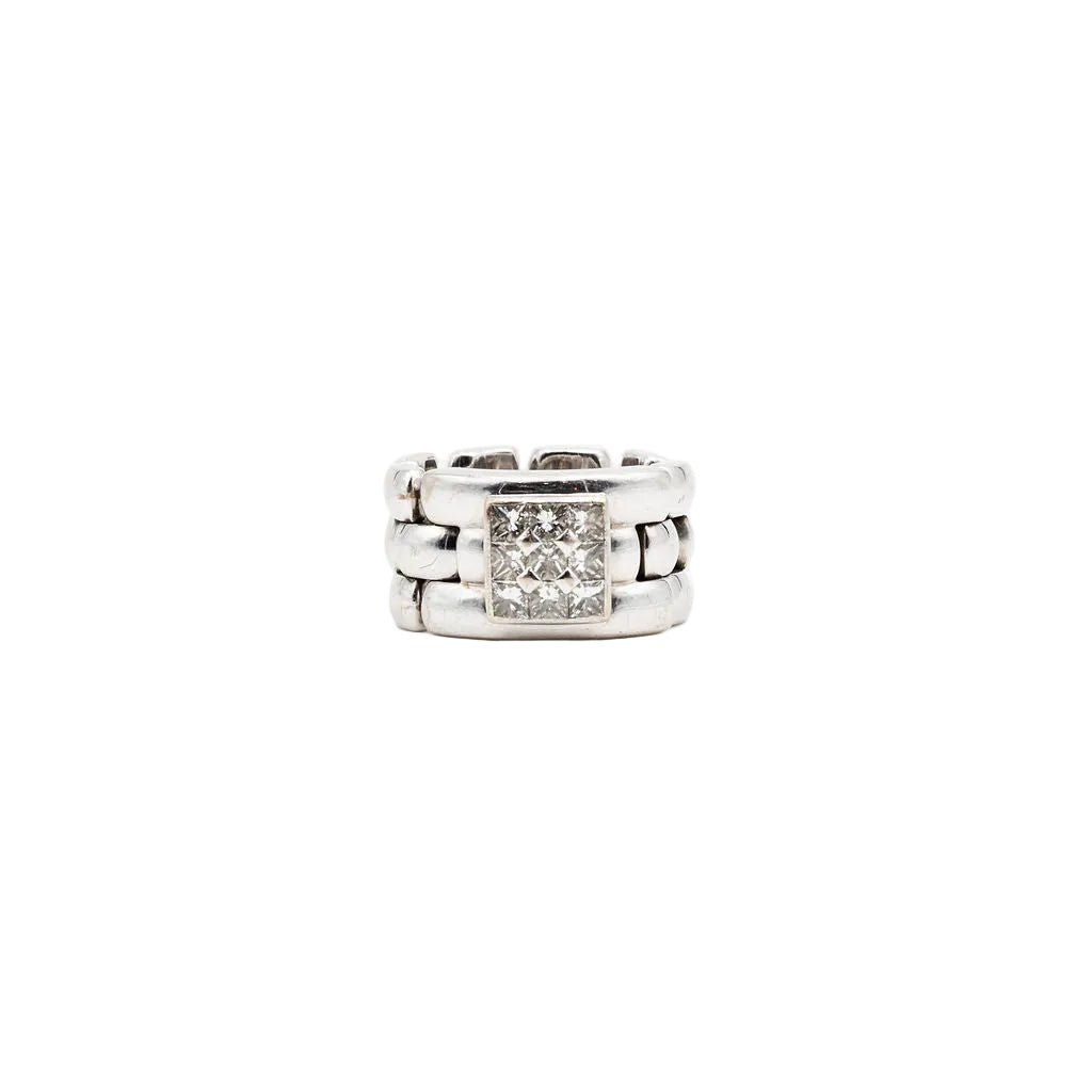 Bague CHAUMET en or blanc et diamants - Castafiore