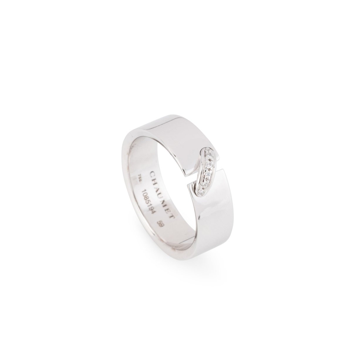 Bague CHAUMET en or blanc et diamants - Castafiore