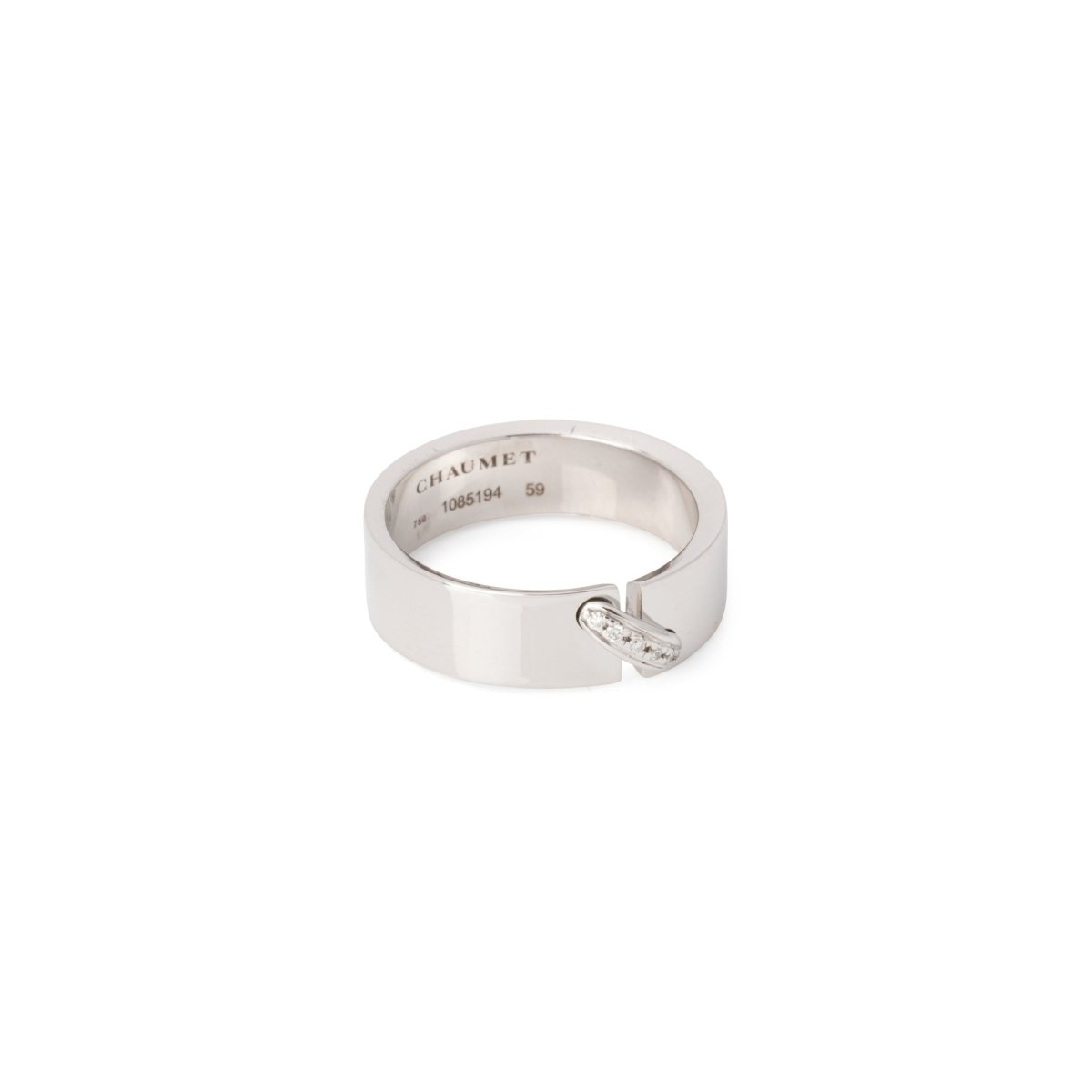 Bague CHAUMET en or blanc et diamants - Castafiore