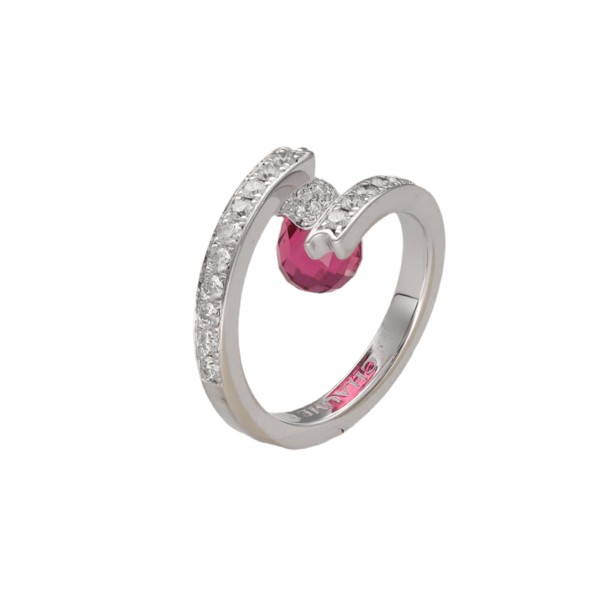 Bague CHAUMET "Frisson Pampille" en or gris et diamants - Castafiore