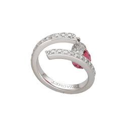 Bague CHAUMET "Frisson Pampille" en or gris et diamants - Castafiore