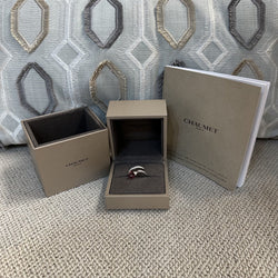 Bague CHAUMET "Frisson Pampille" en or gris et diamants - Castafiore