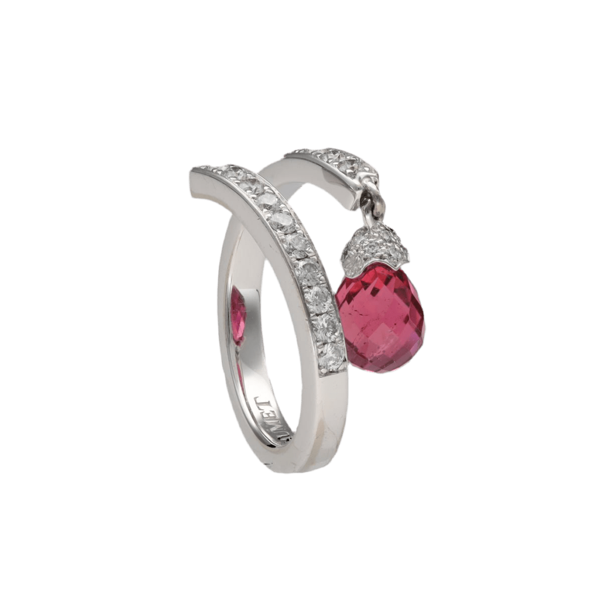 Bague CHAUMET "Frisson Pampille" en or gris et diamants - Castafiore