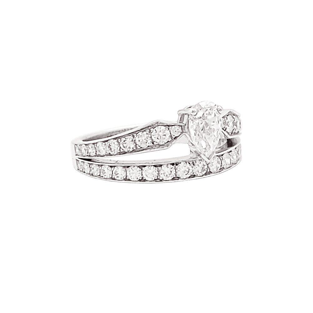 Ring CHAUMET, "Joséphine Diadème", white gold, diamonds.