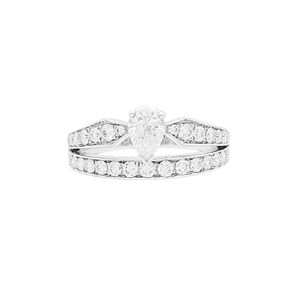 Ring CHAUMET, "Joséphine Diadème", white gold, diamonds.