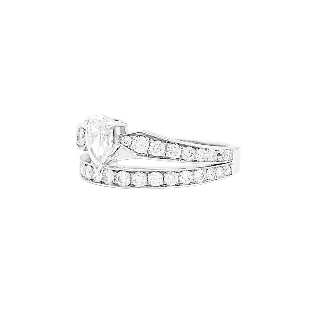 Ring CHAUMET, "Joséphine Diadème", white gold, diamonds.