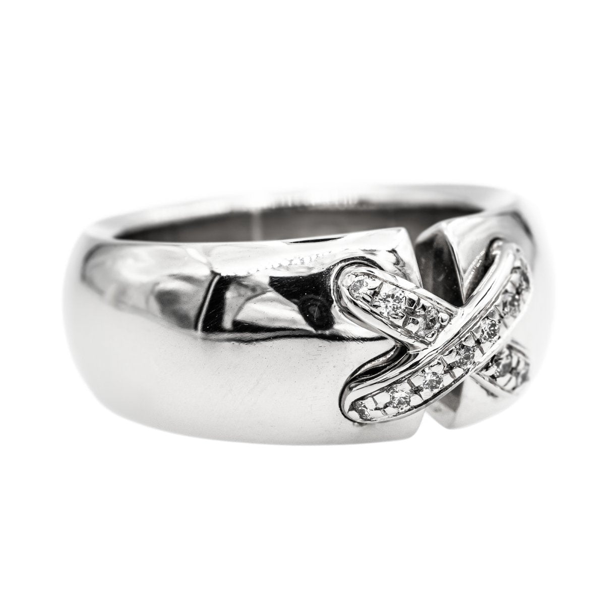 Bague CHAUMET "Lien" en or blanc et diamant - Castafiore