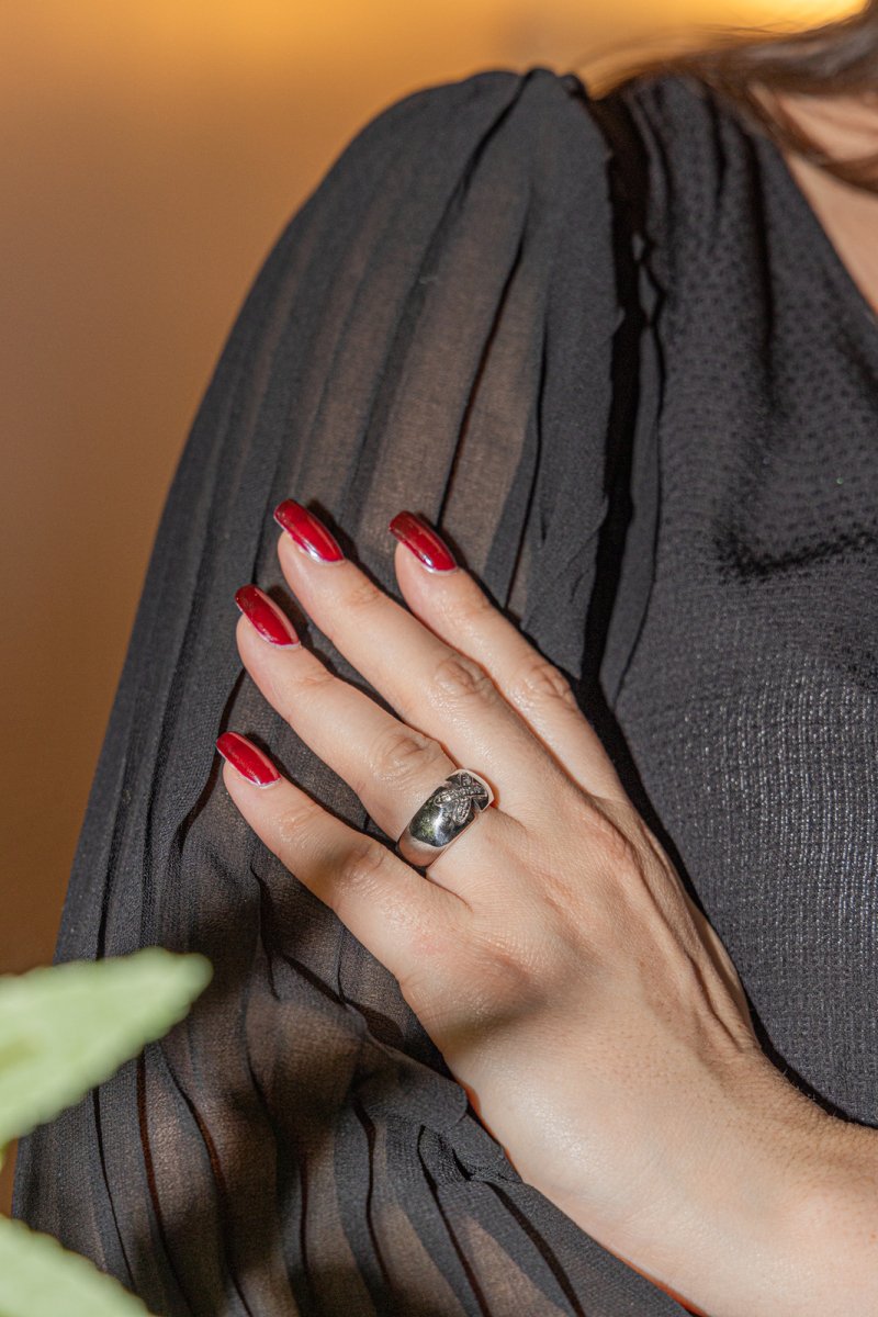 Bague CHAUMET "Lien" en or blanc et diamant - Castafiore