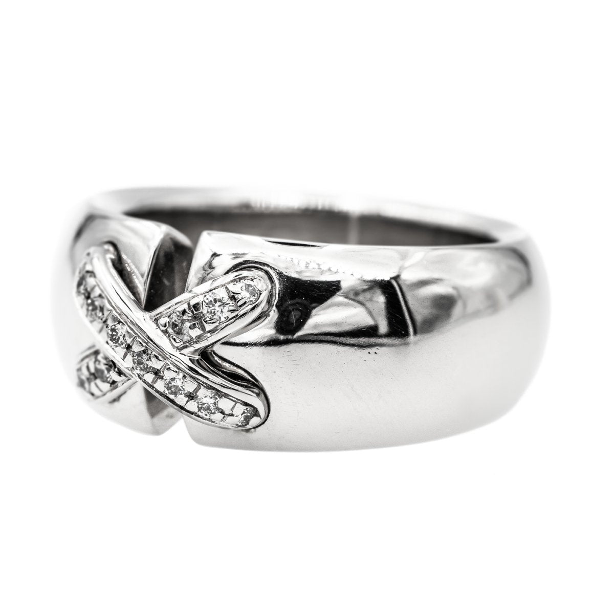 Bague CHAUMET "Lien" en or blanc et diamant - Castafiore