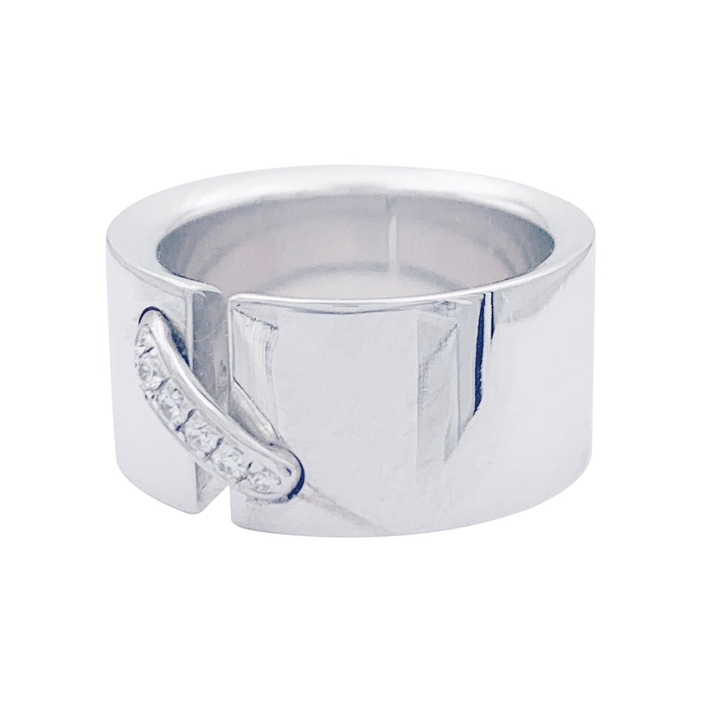 Bague CHAUMET "Liens" en or blanc et diamants - Castafiore