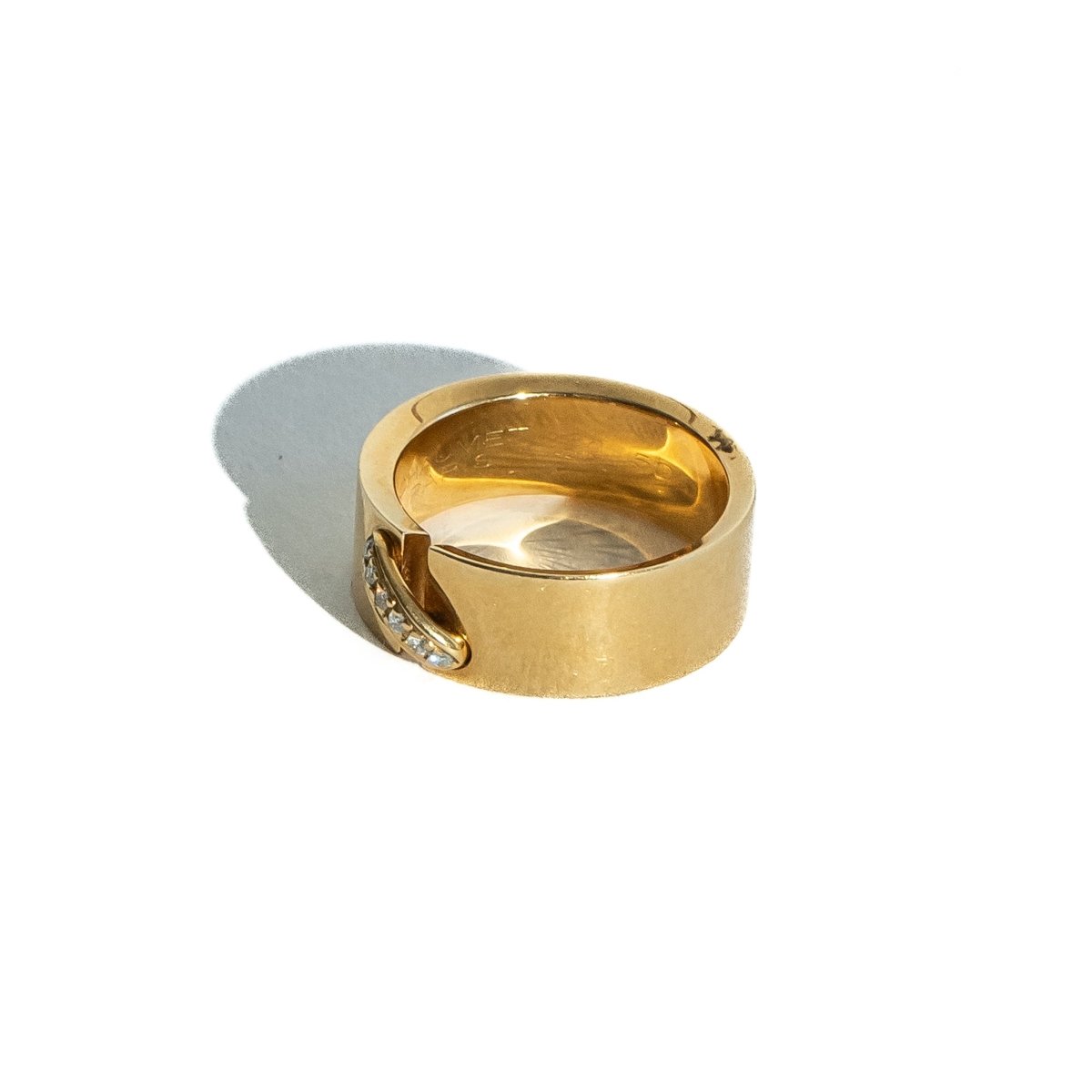 Bague CHAUMET Liens en or jaune et diamants - Castafiore