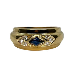 Bague CHAUMET Saphir cabochon en or jaune - Castafiore
