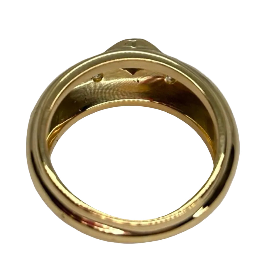 Bague CHAUMET Saphir cabochon en or jaune - Castafiore