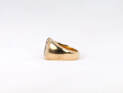 Bague chevalière ancienne en or et gravée aux armes du marquis d’Antin - Castafiore