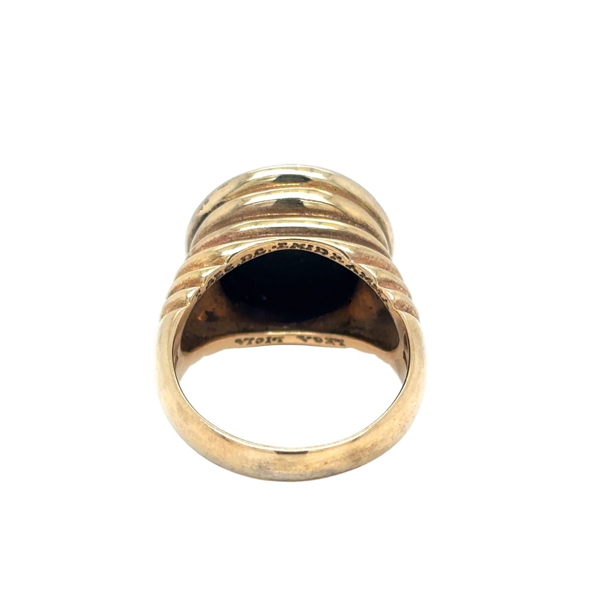 Bague Chevalière BULGARI "Monete" en or jaune et argent - Castafiore