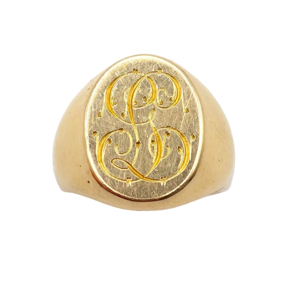 Bague Chevalière en or jaune - Castafiore