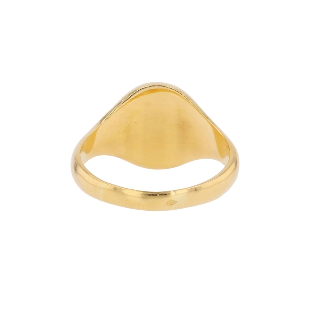 Women's signet ring yellow gold blazon