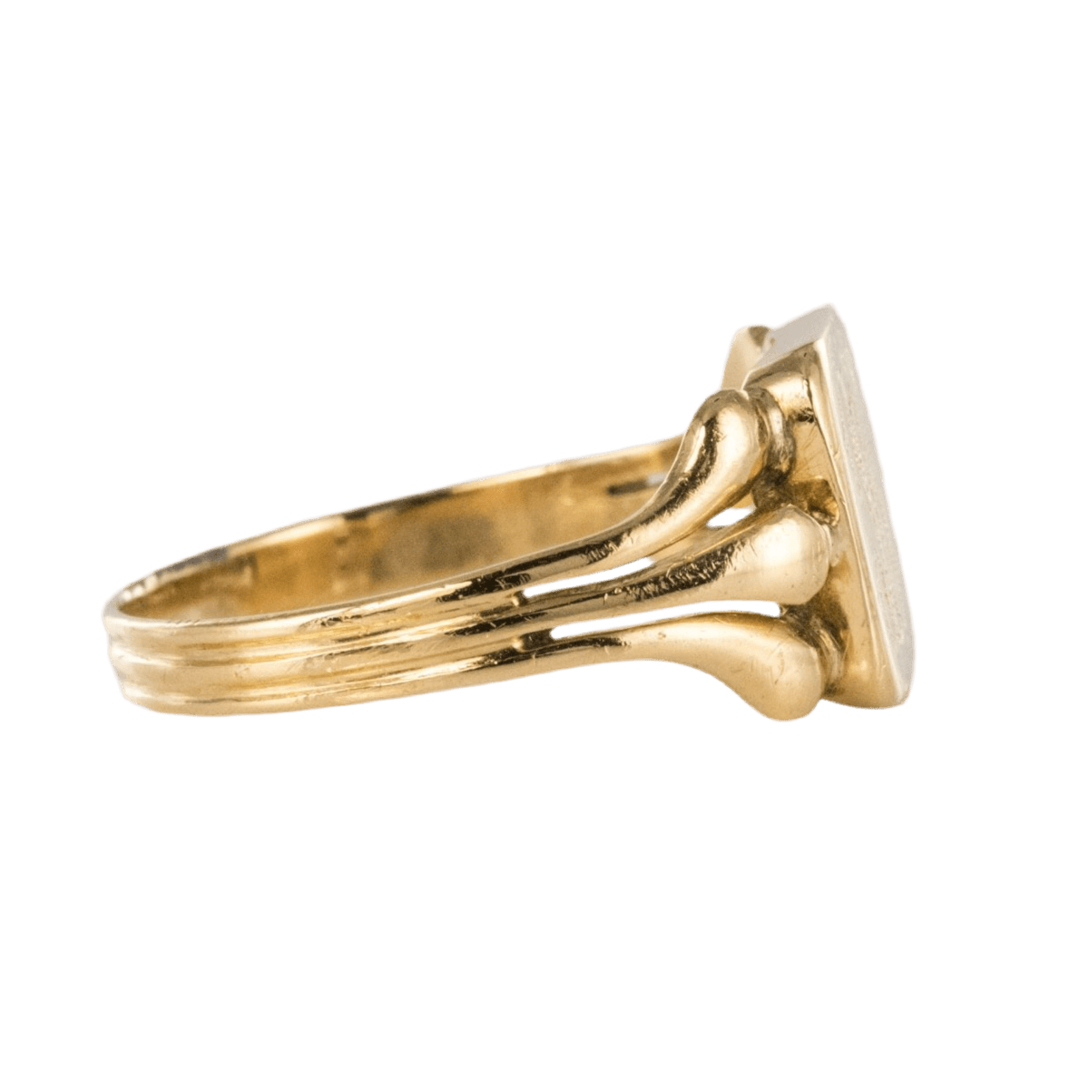 Bague Chevalière en or jaune - Castafiore