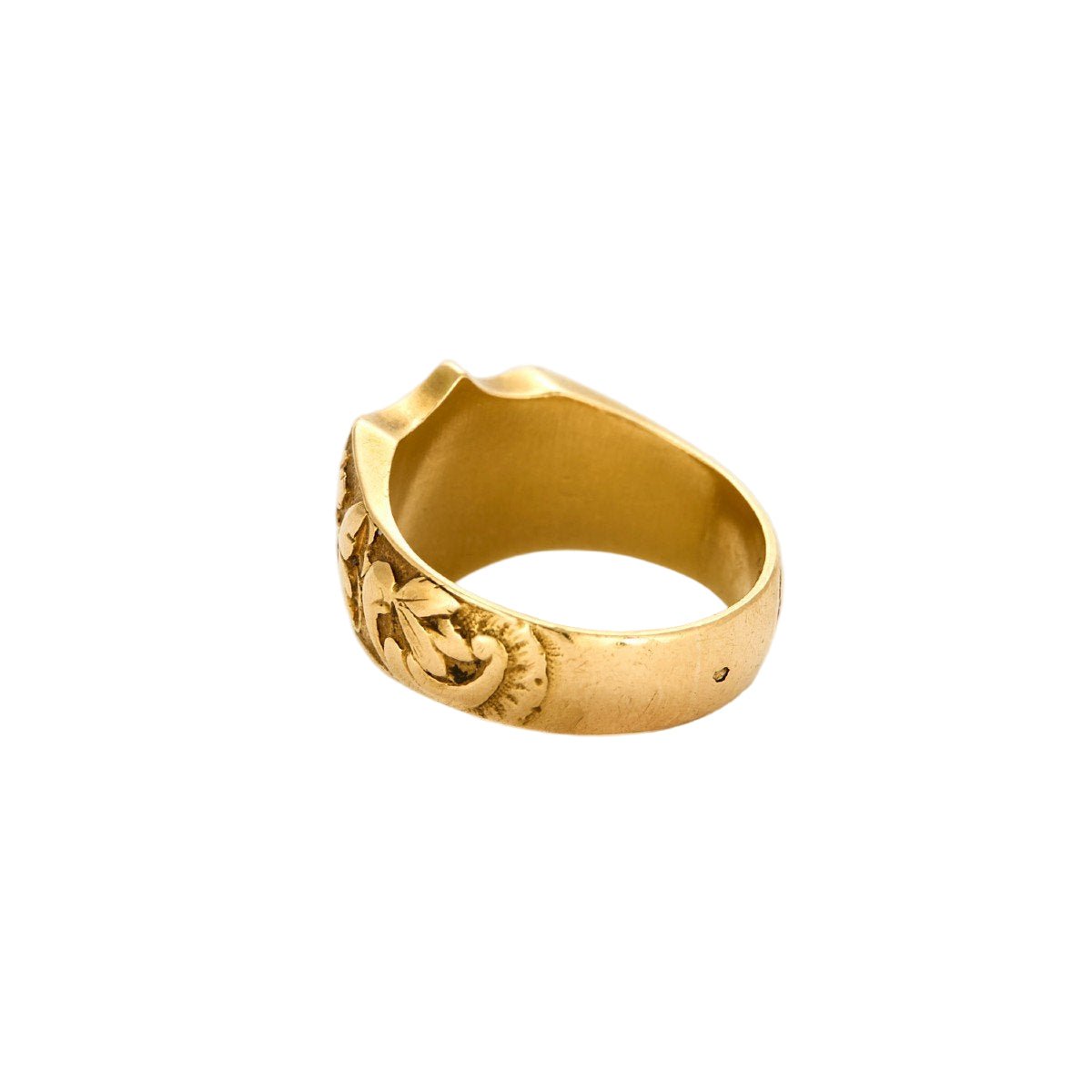Bague Chevalière en or jaune - Castafiore