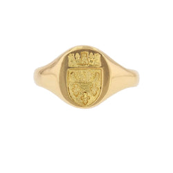 Bague Chevalière en or jaune - Castafiore