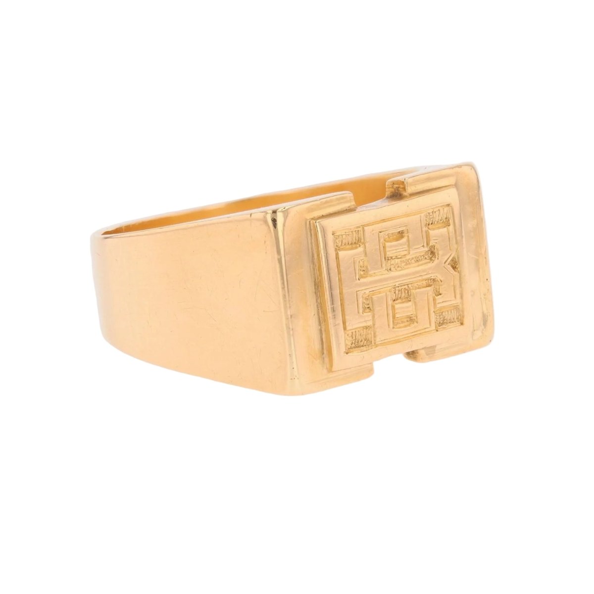 Bague Chevalière en or jaune - Castafiore