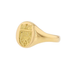 Bague Chevalière en or jaune - Castafiore
