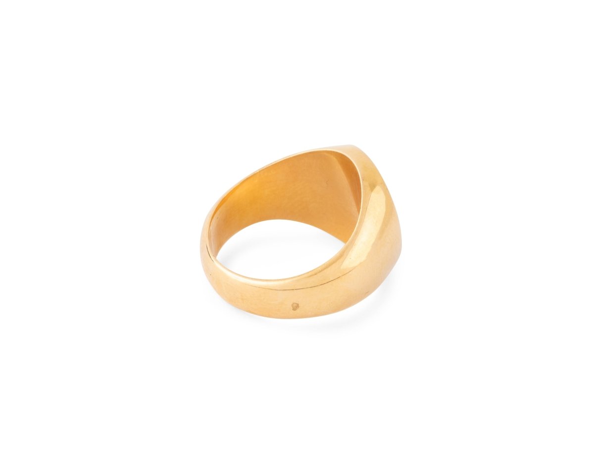 Bague Chevalière en or jaune - Castafiore