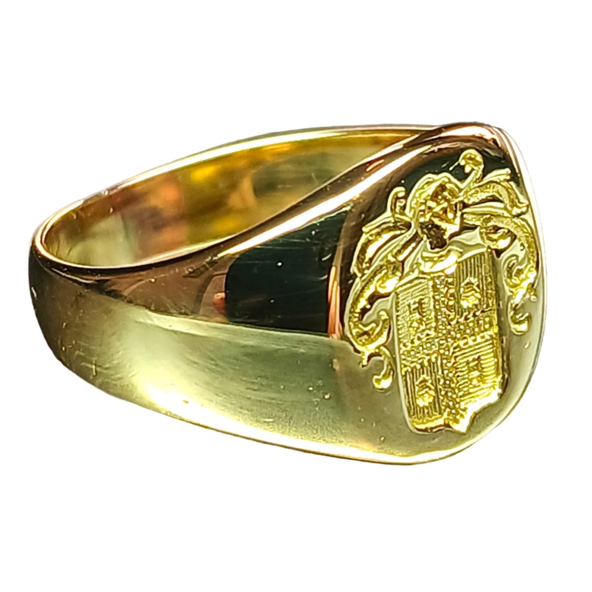 Bague Chevalière en or jaune - Castafiore