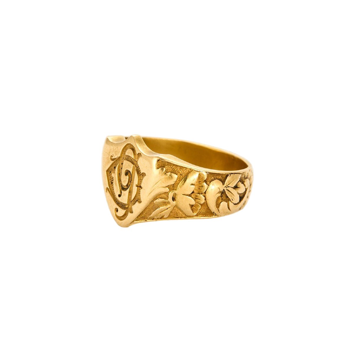 Bague Chevalière en or jaune - Castafiore