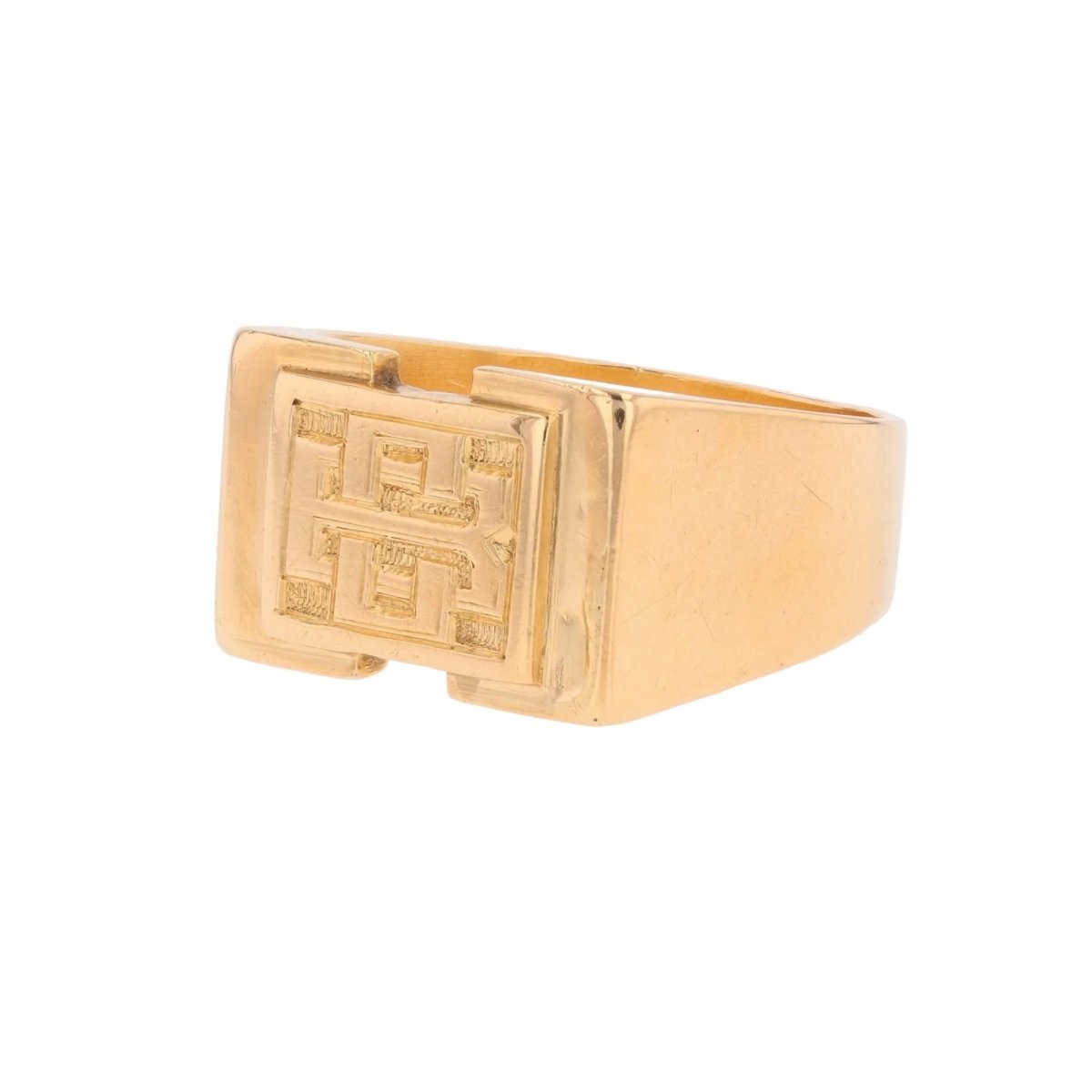 Bague Chevalière en or jaune - Castafiore