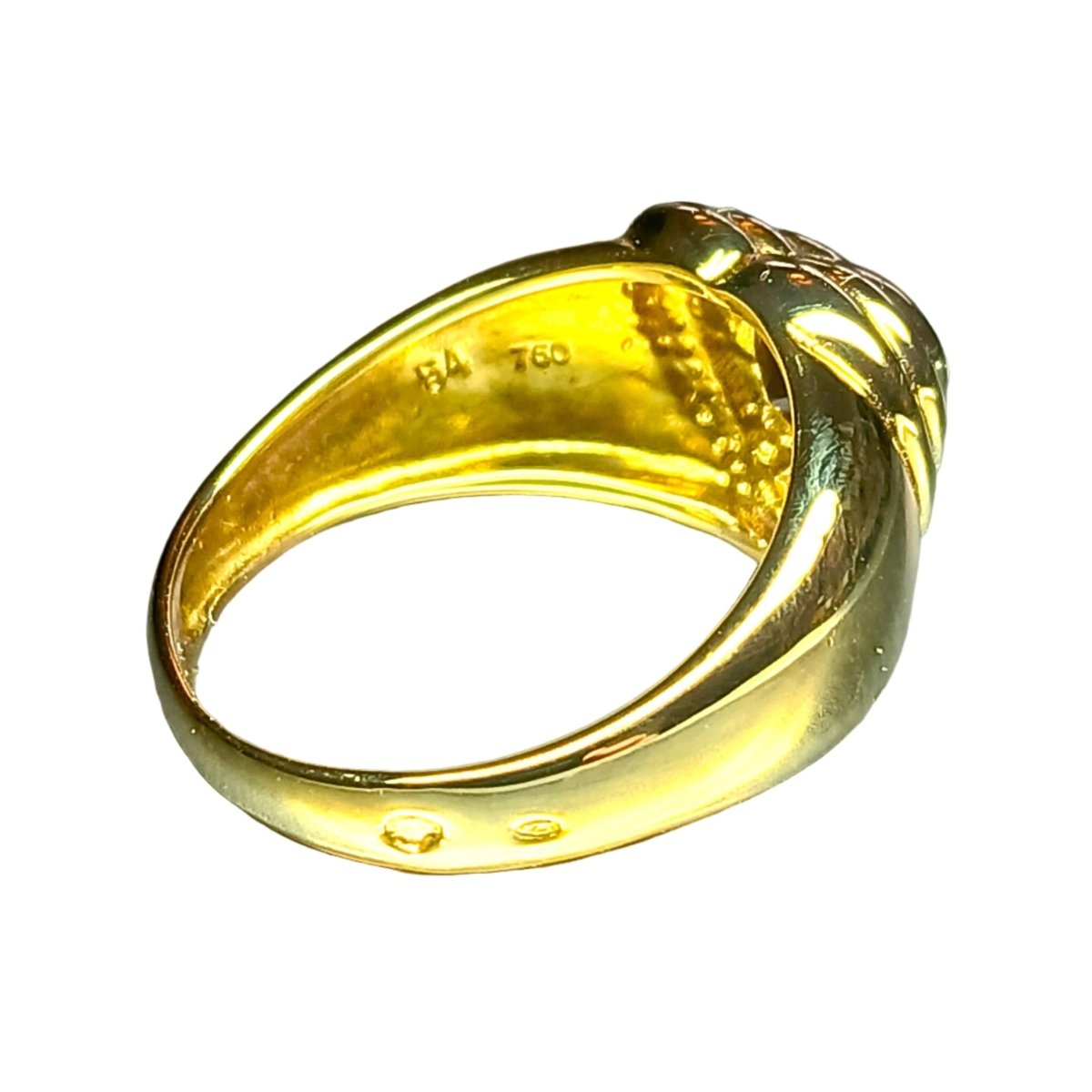 Bague Chevalière en or jaune et améthyste - Castafiore