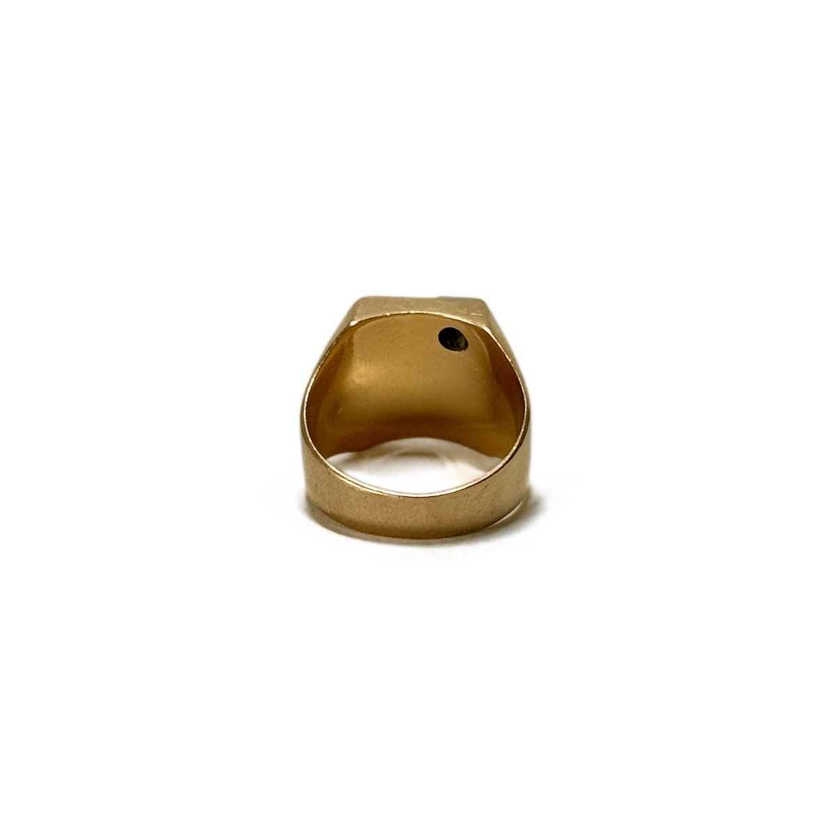 Bague Chevalière en or jaune et diamant - Castafiore