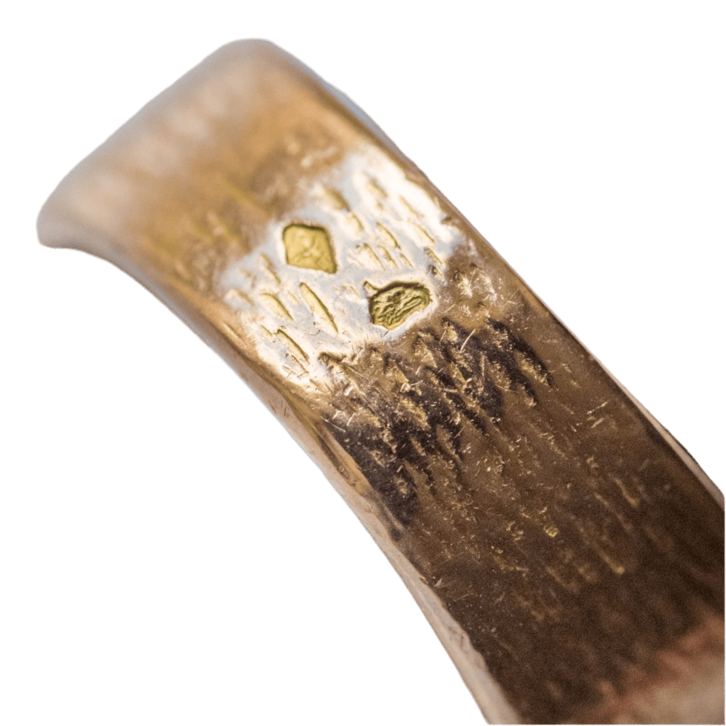 Bague Chevalière en or jaune et lapis - lazuli - Castafiore