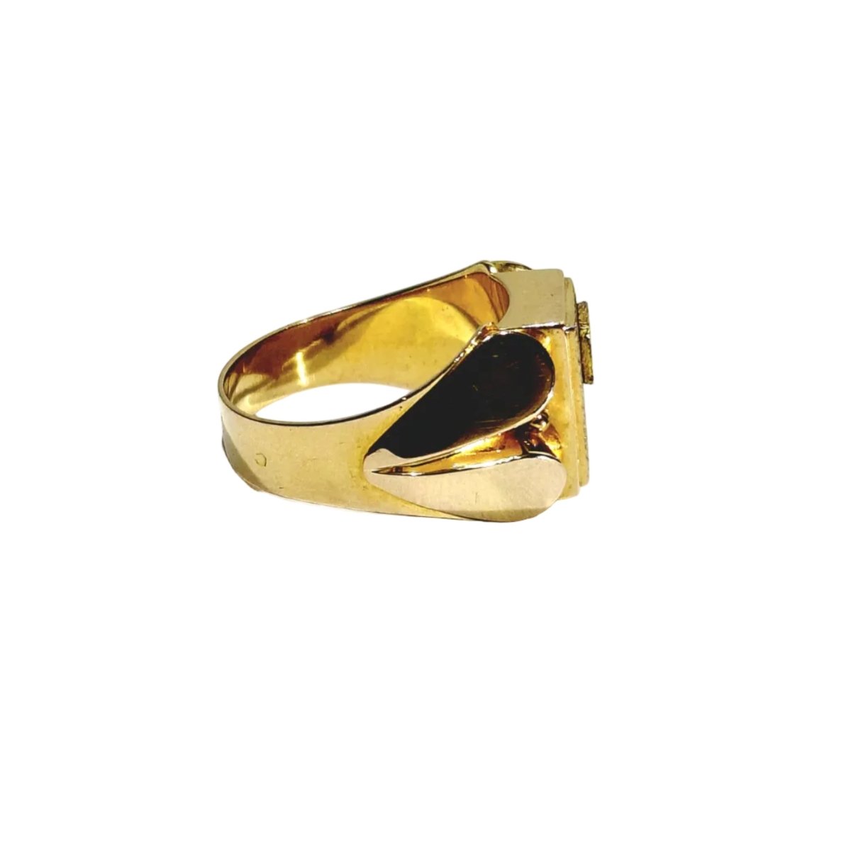 Bague Chevalière en or rose - Castafiore