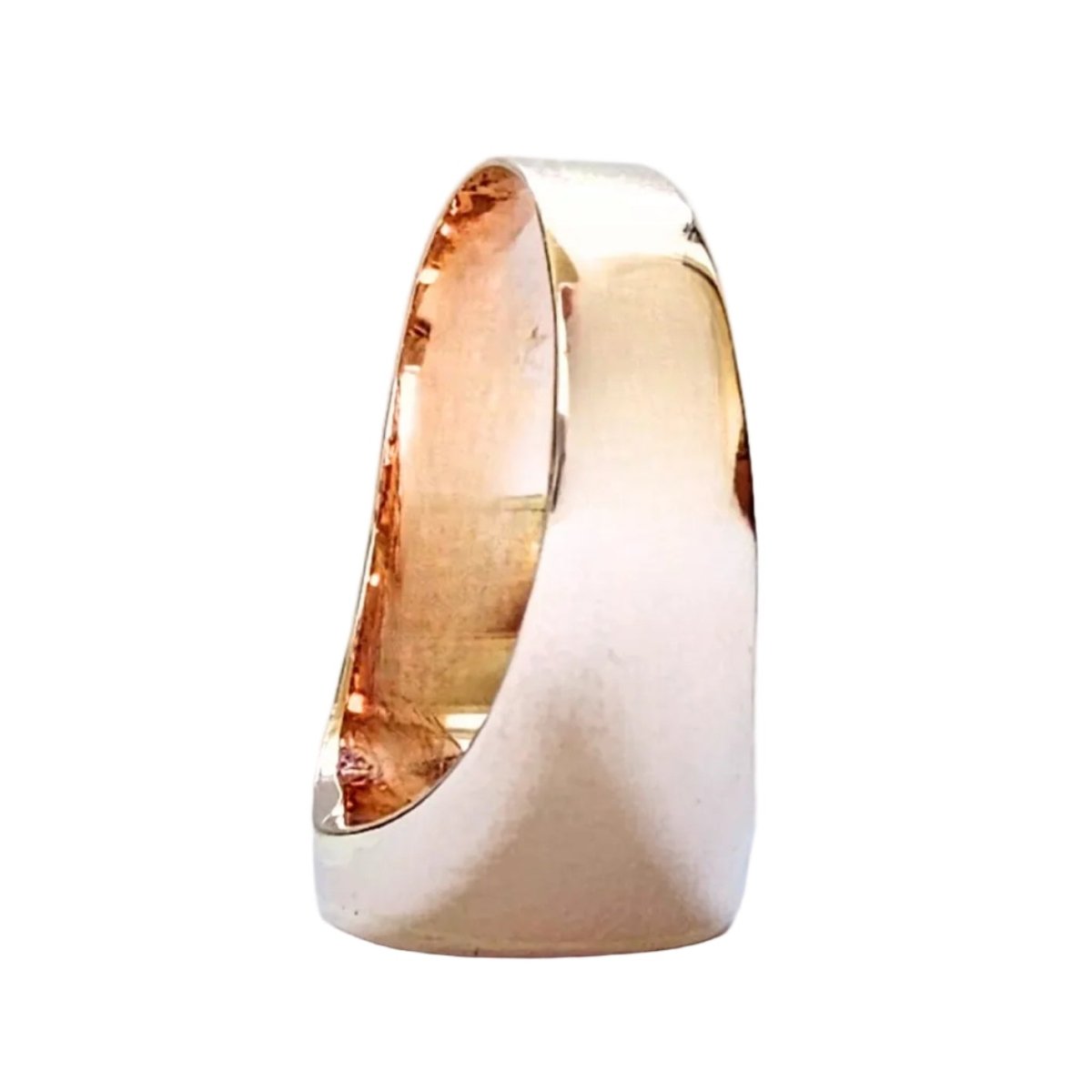 Bague Chevalière en or rose et onyx - Castafiore