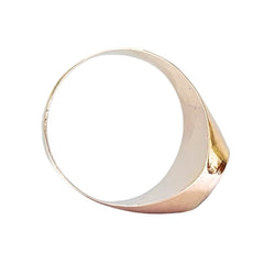 Bague Chevalière en or rose et onyx - Castafiore