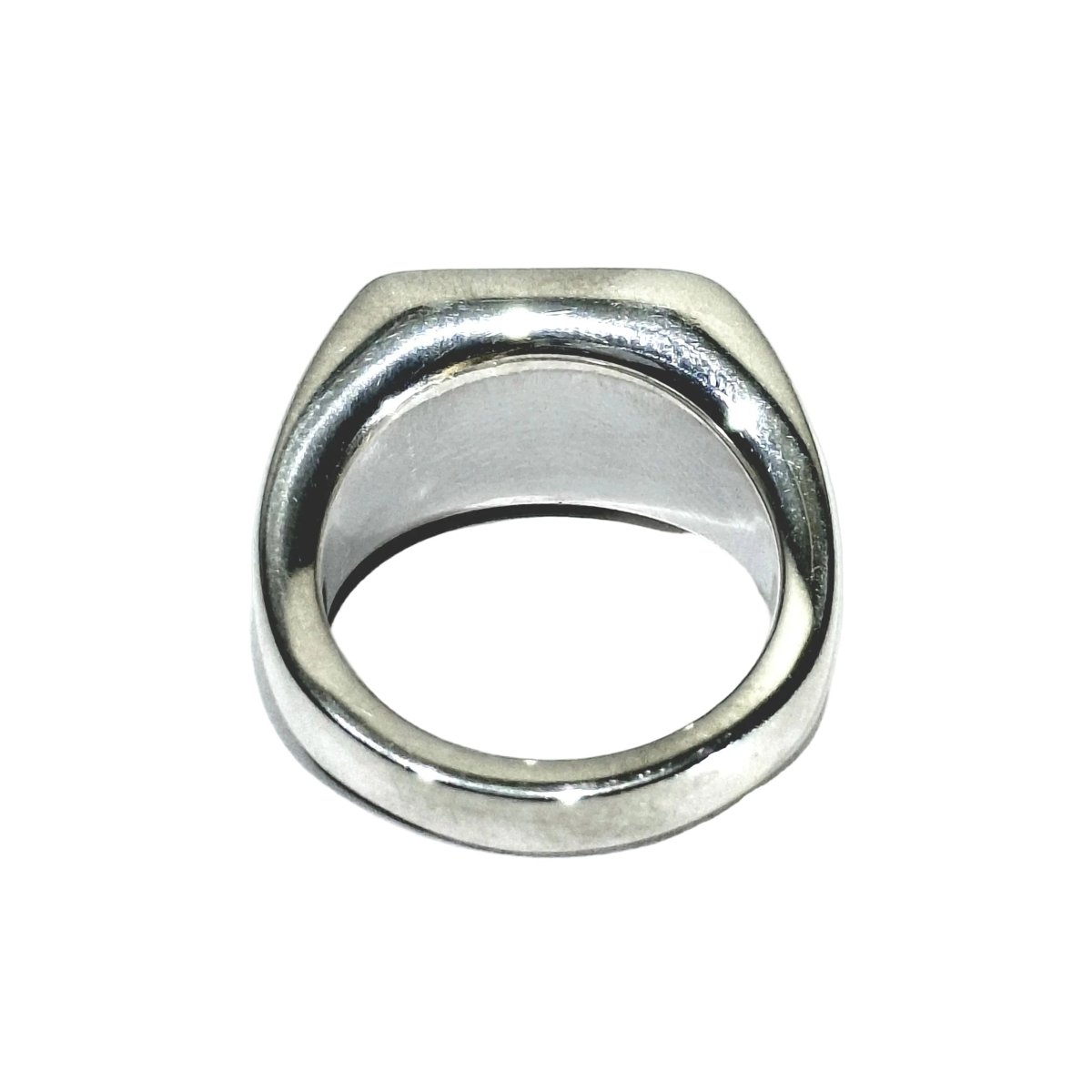 Bague Chevalière LALIQUE "L'homme Alpha" en argent et cristal - Castafiore