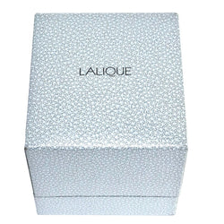 Bague Chevalière LALIQUE "L'homme Alpha" en argent et cristal - Castafiore