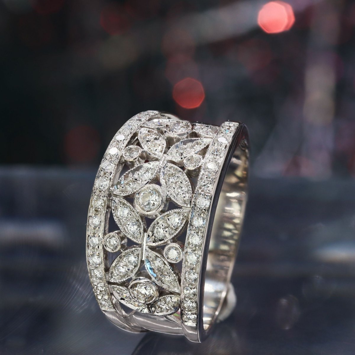 Bague CHIMENTO en or blanc et diamants - Castafiore