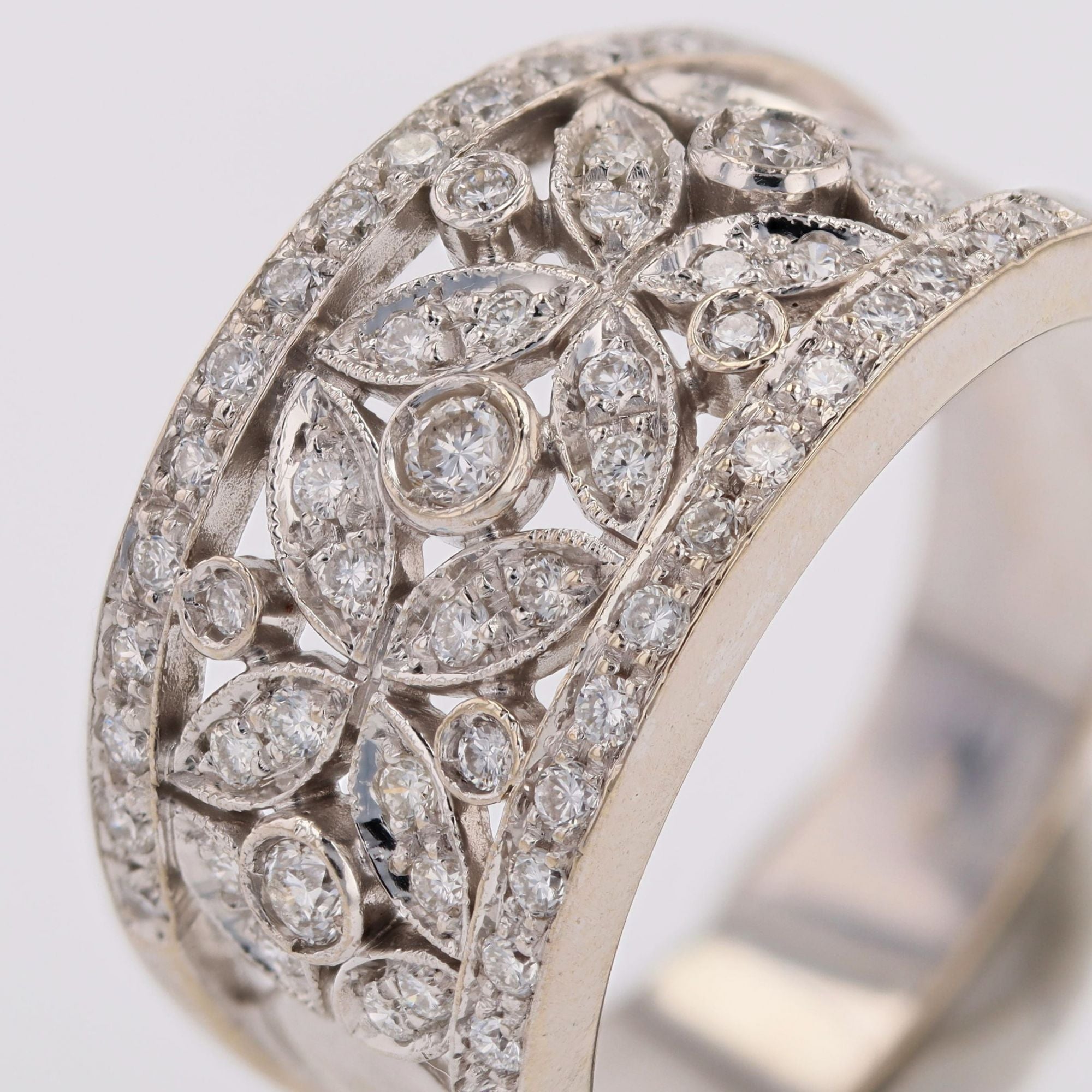 Bague Chimento or blanc diamants