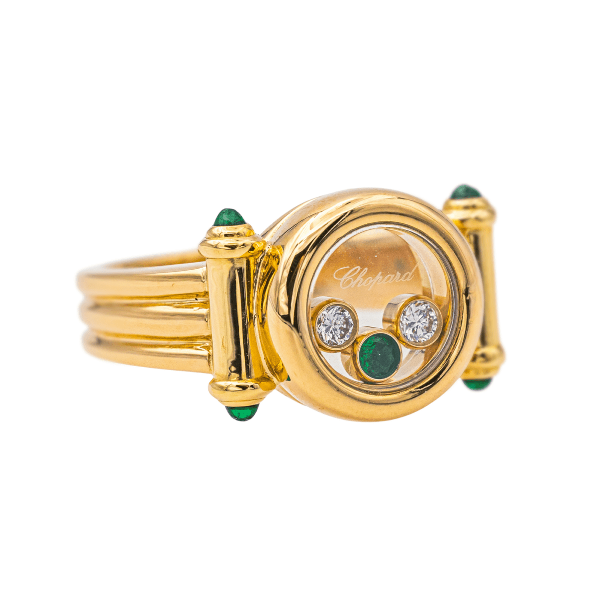 Bague CHOPARD Happy diamonds en or blanc diamant - Castafiore